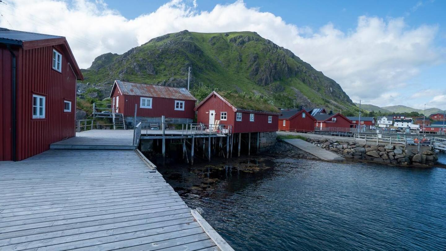 Real Fisherman'S Cabins In Ballstad, Lofoten Eksteriør bilde
