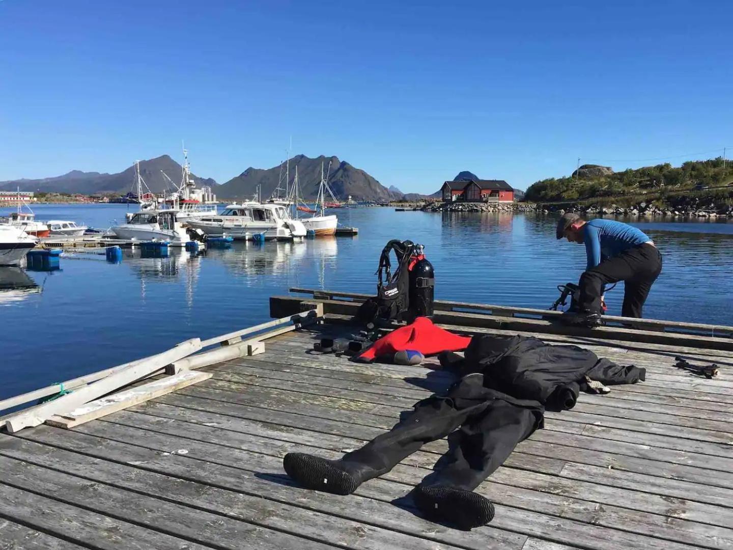 Real Fisherman'S Cabins In Ballstad, Lofoten Eksteriør bilde